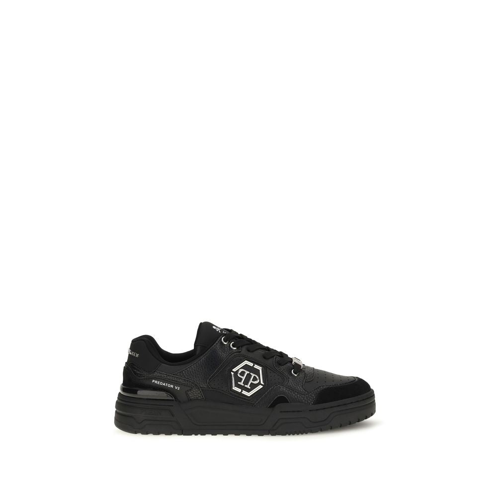 Zapatillas Philipp Plein De Poliéster Negro Corte Bajo