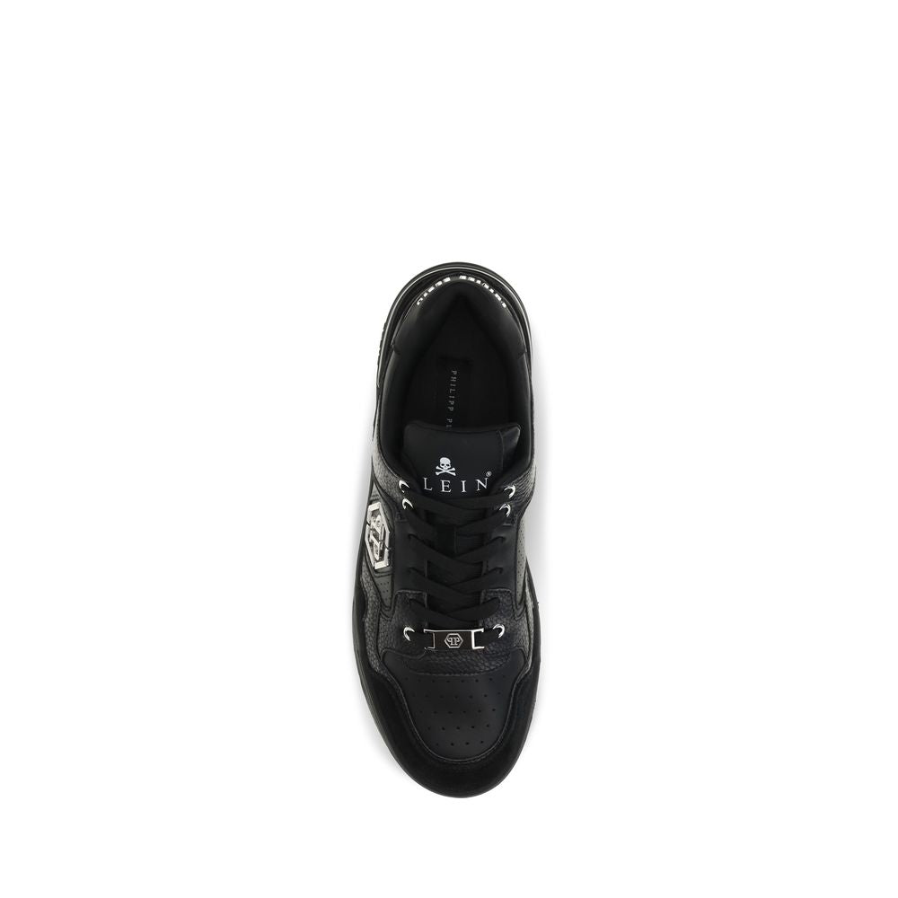 Zapatillas Philipp Plein De Poliéster Negro Corte Bajo