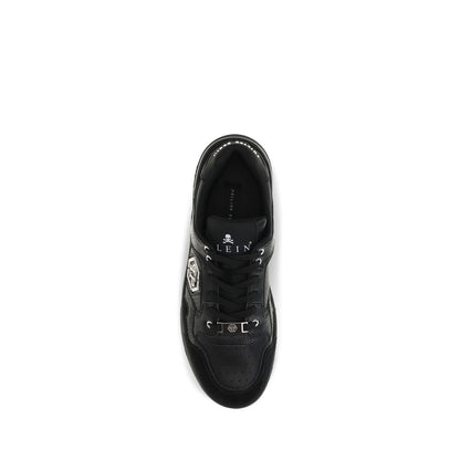 Zapatillas Philipp Plein De Poliéster Negro Corte Bajo