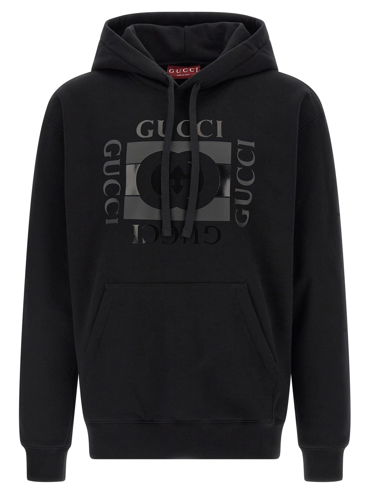 Sudadera De Algodón Negro De Gucci Confort Y Durabilidad