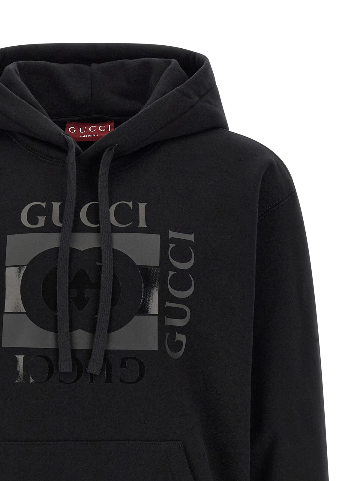 Sudadera De Algodón Negro De Gucci Confort Y Durabilidad
