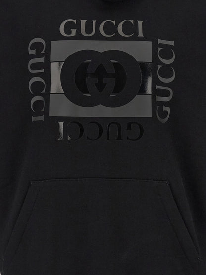 Sudadera De Algodón Negro De Gucci Confort Y Durabilidad