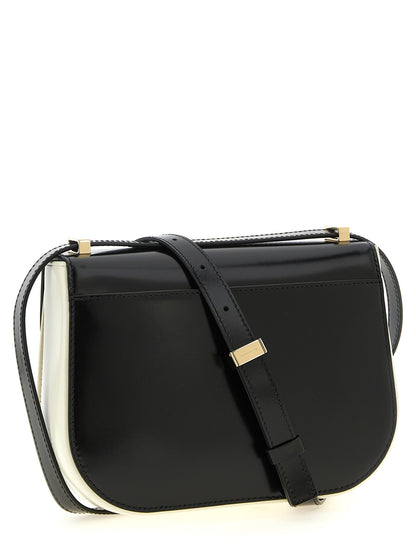 Sac bandoulière Ferragamo en veau bicolore