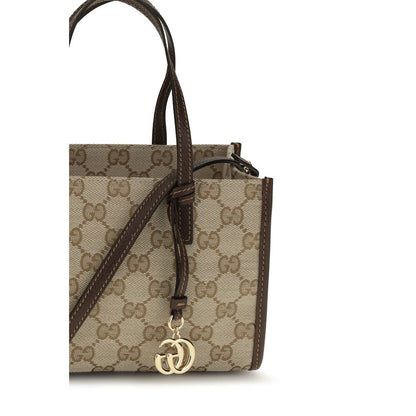 Gucci Bolso De Hombro De Algodón Beige Para Cada Día