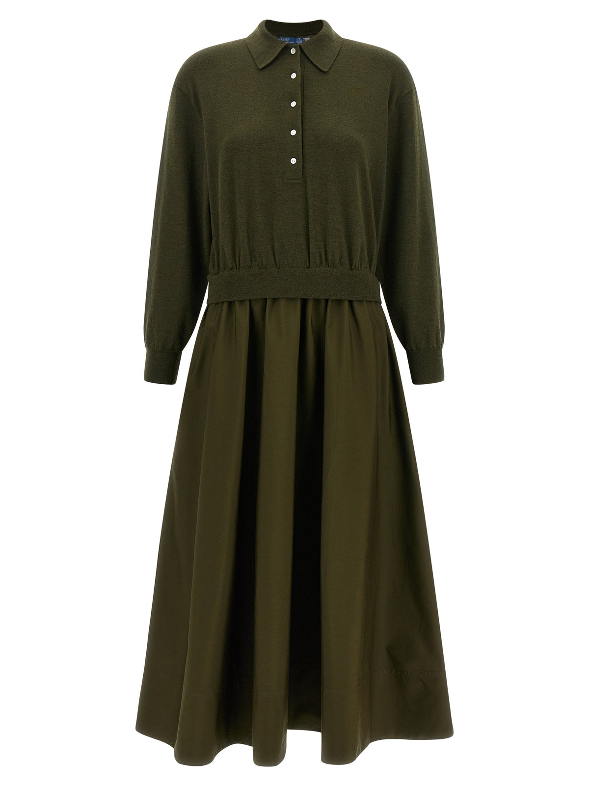 Vestido Largo Bicolor De Lana Unisex Polo Ralph Lauren