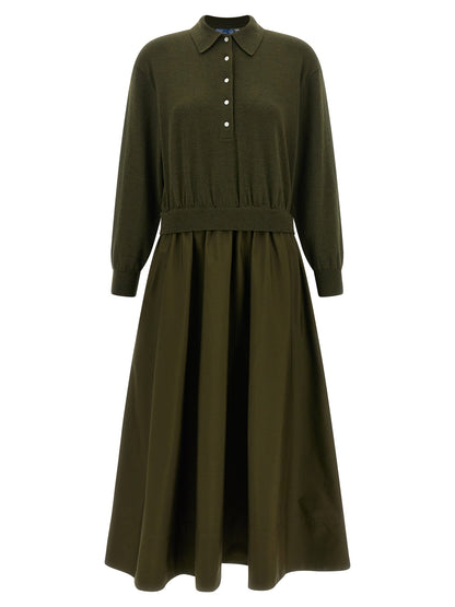 Vestido Largo Bicolor De Lana Unisex Polo Ralph Lauren