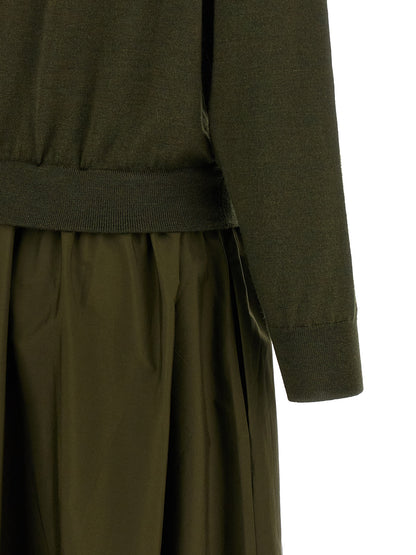 Vestido Largo Bicolor De Lana Unisex Polo Ralph Lauren