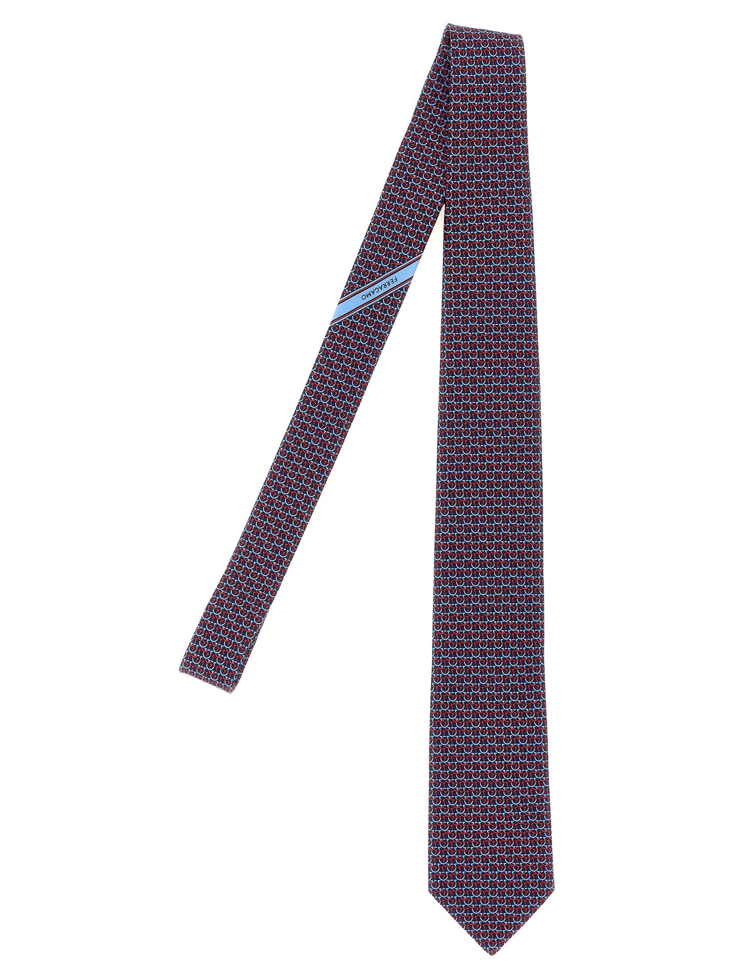 Ferragamo Bufanda De Seda - Estampado Multicolor Elegante