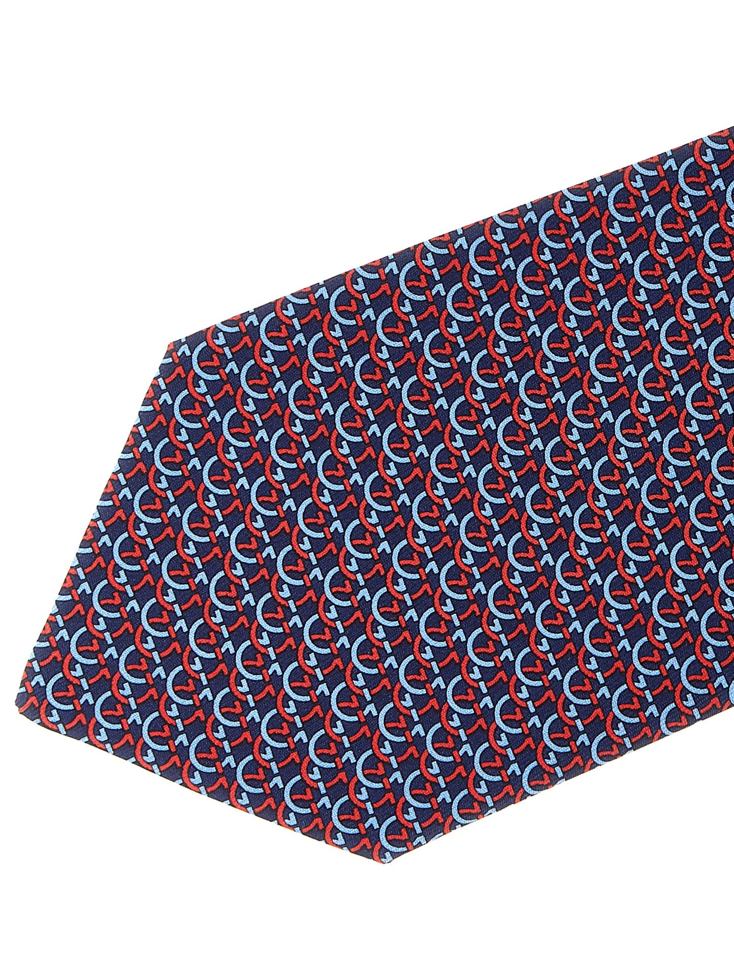 Ferragamo Bufanda De Seda - Estampado Multicolor Elegante