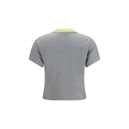 Versace Grey Cotton T-Shirt - Casual and Comfortable Garment