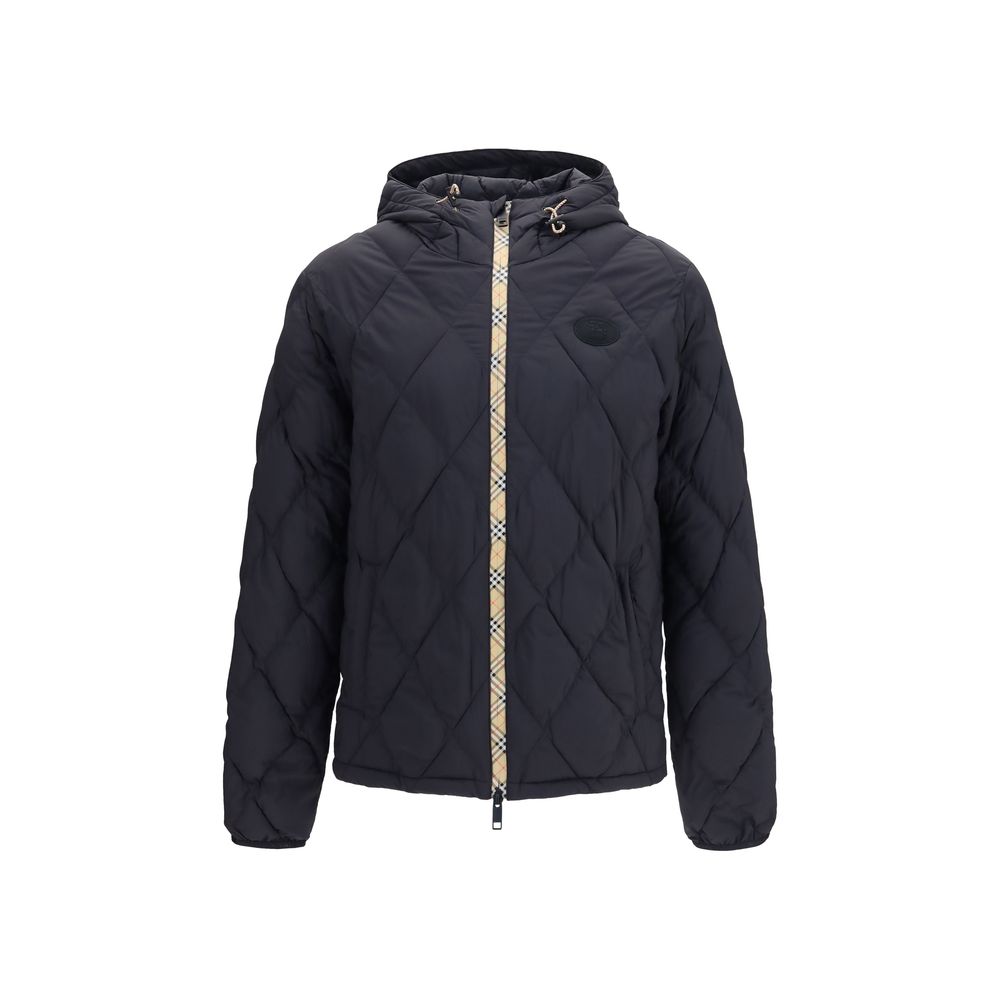Chaqueta Shell de Nylon Negro Burberry Modelo Doversgreen