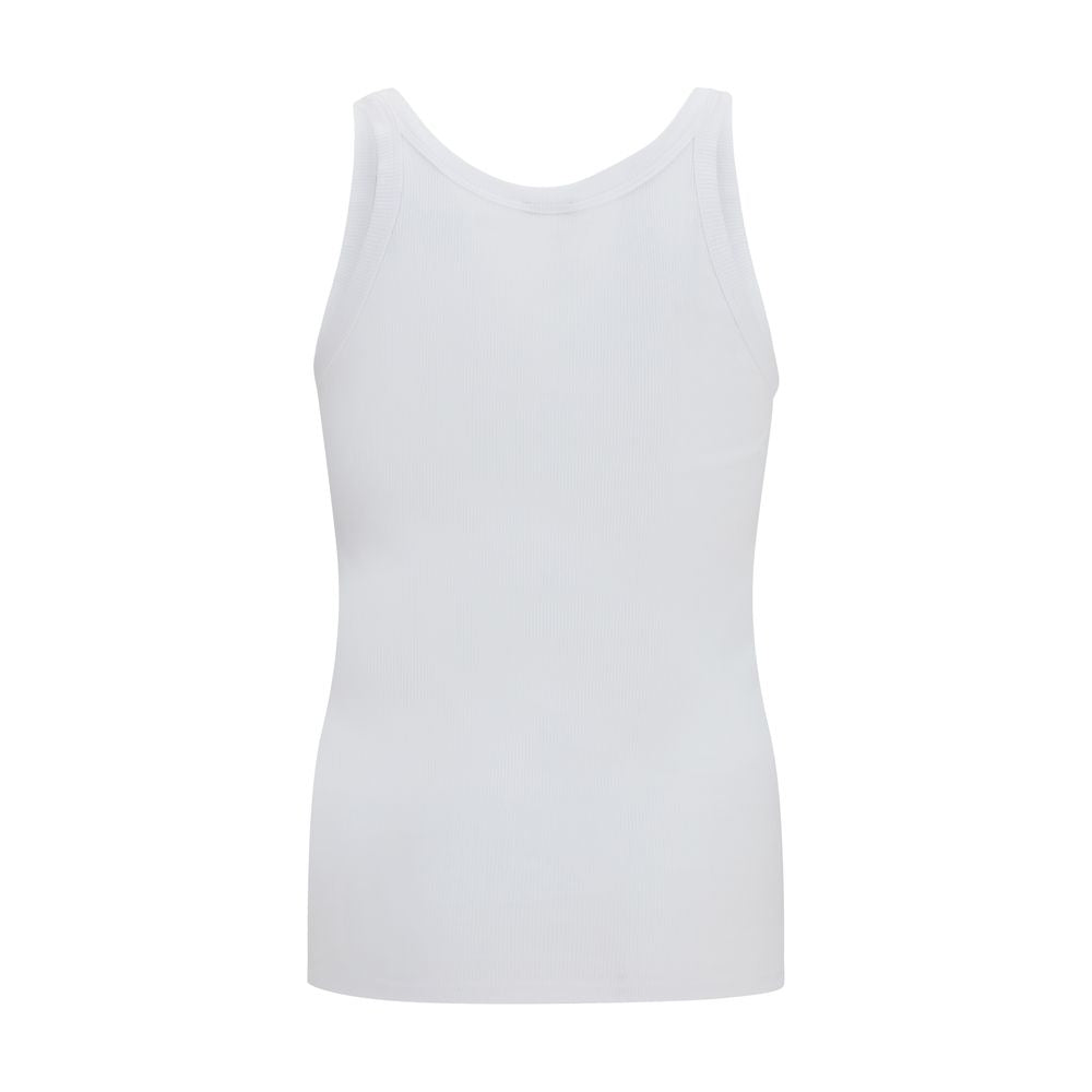 Blusa De Algodón Blanco De Corte Entallado Y Diseño Depurado Dolce & Gabbana