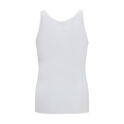 Blusa De Algodón Blanco De Corte Entallado Y Diseño Depurado Dolce & Gabbana