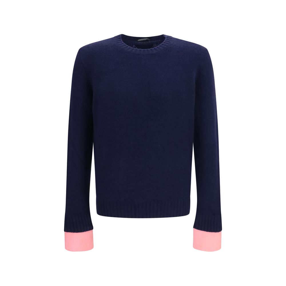 Sudadera Prada De Lana Ovis Aries Azul Con Aislamiento Térmico