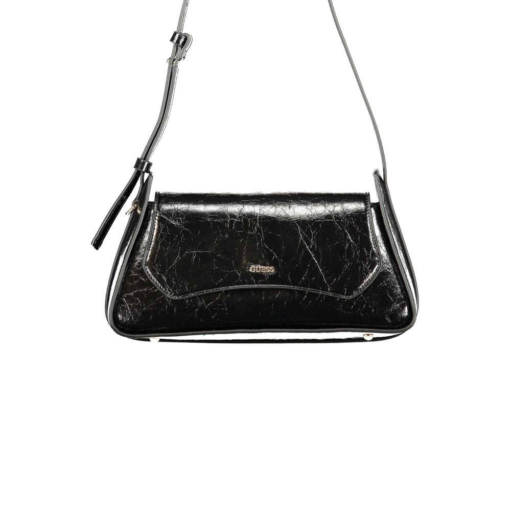 Sac Guess Jeans Nero Femme Polyuréthane