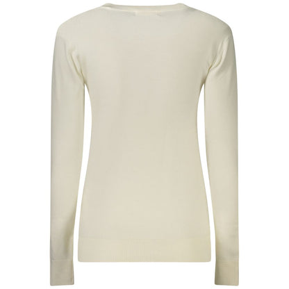 Guess Jeans White Viscose Womens Sweater