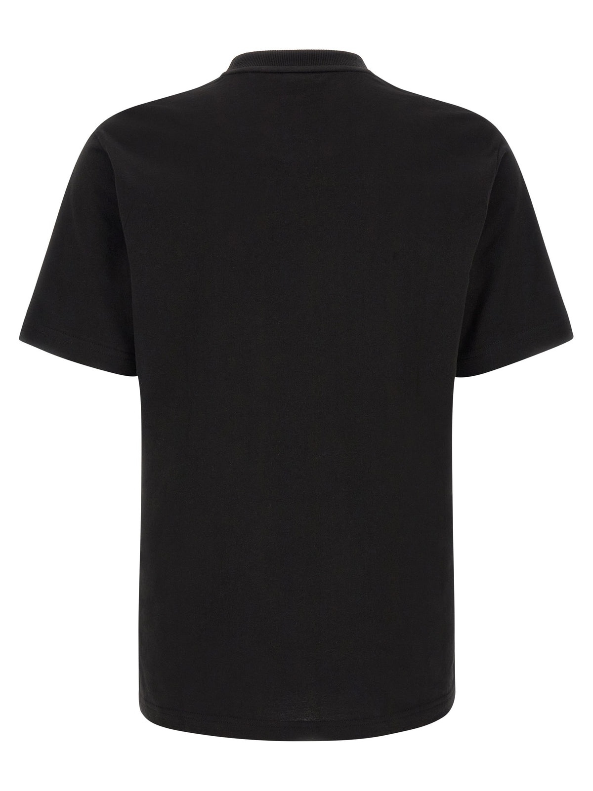 Hugo Boss T-shirt en coton noir texturé doux