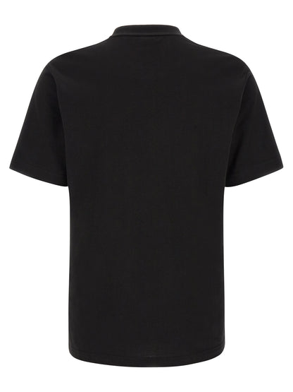 Hugo Boss T-shirt en coton noir texturé doux