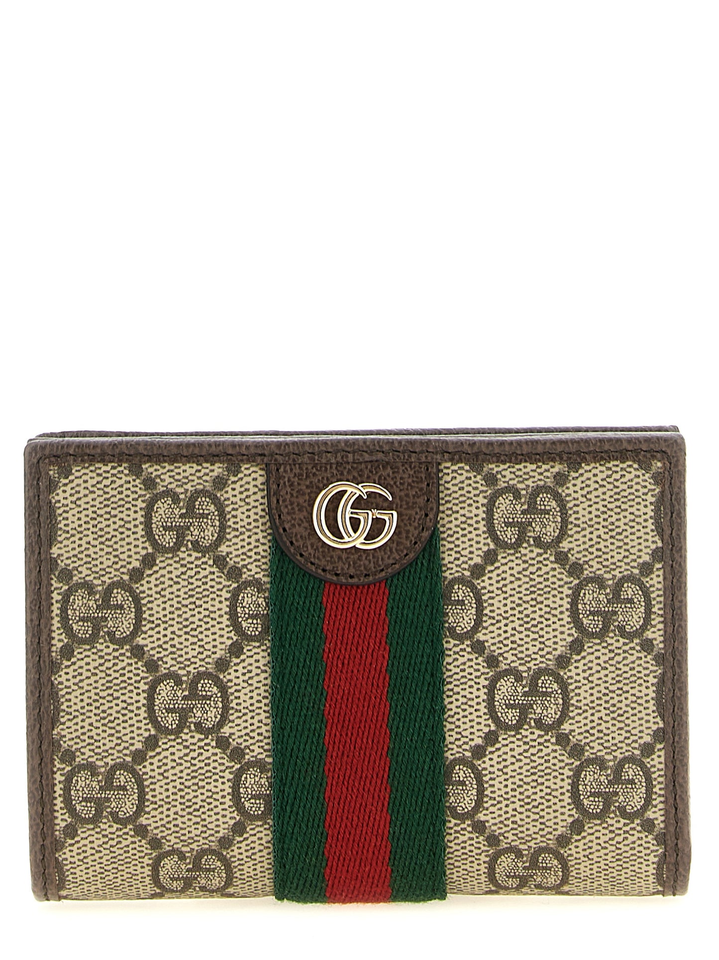 Monedero Porta Tarjetas Gucci De Polietileno Beige