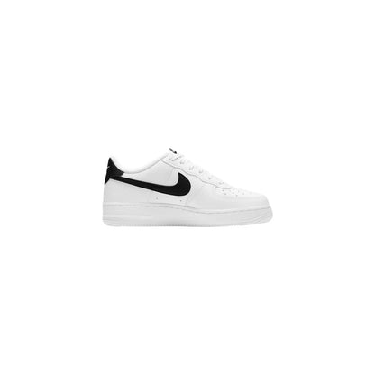 Baskets Nike Air Force 1 Blanches En Cuir Coupe Basse