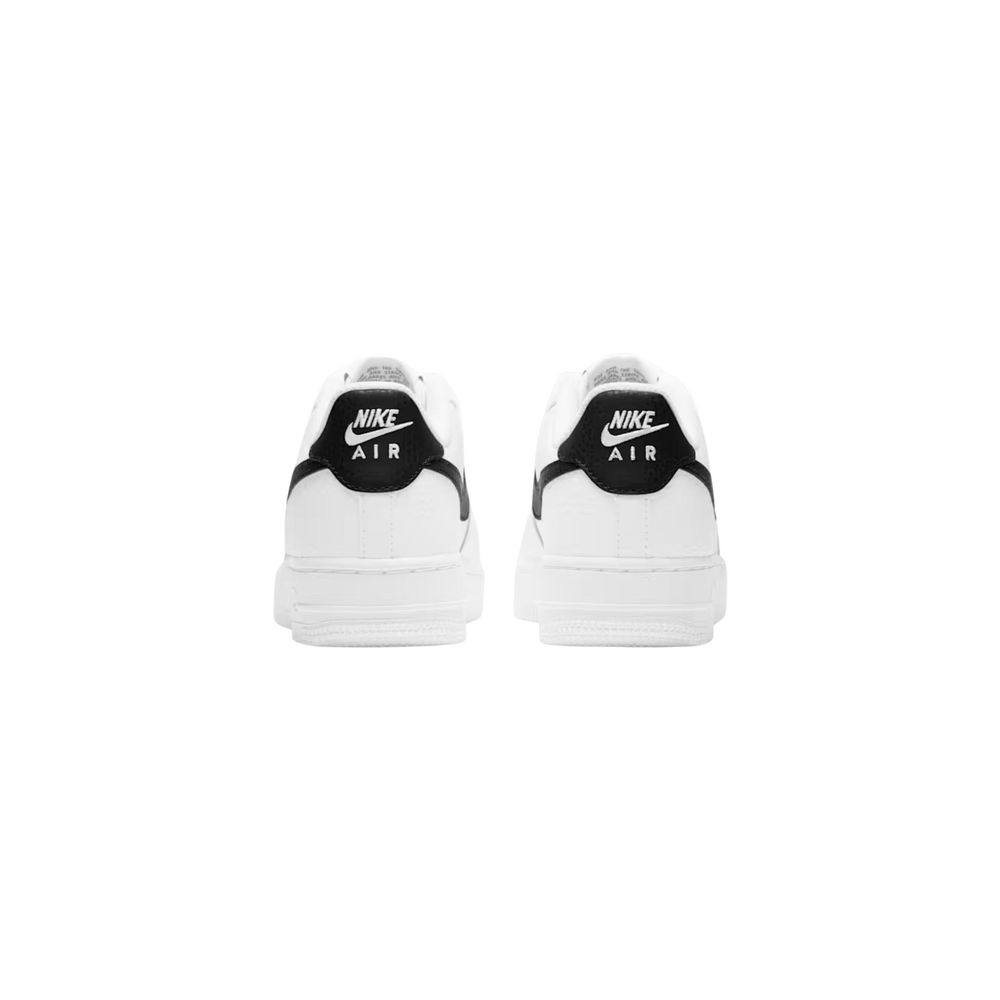 Baskets Nike Air Force 1 Blanches En Cuir Coupe Basse
