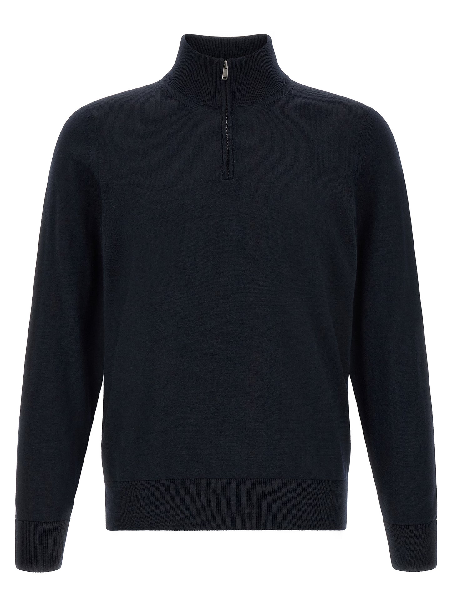 Cárdigan Hugo Boss en Laine Vierge Bleue Modèle H-Ebenji