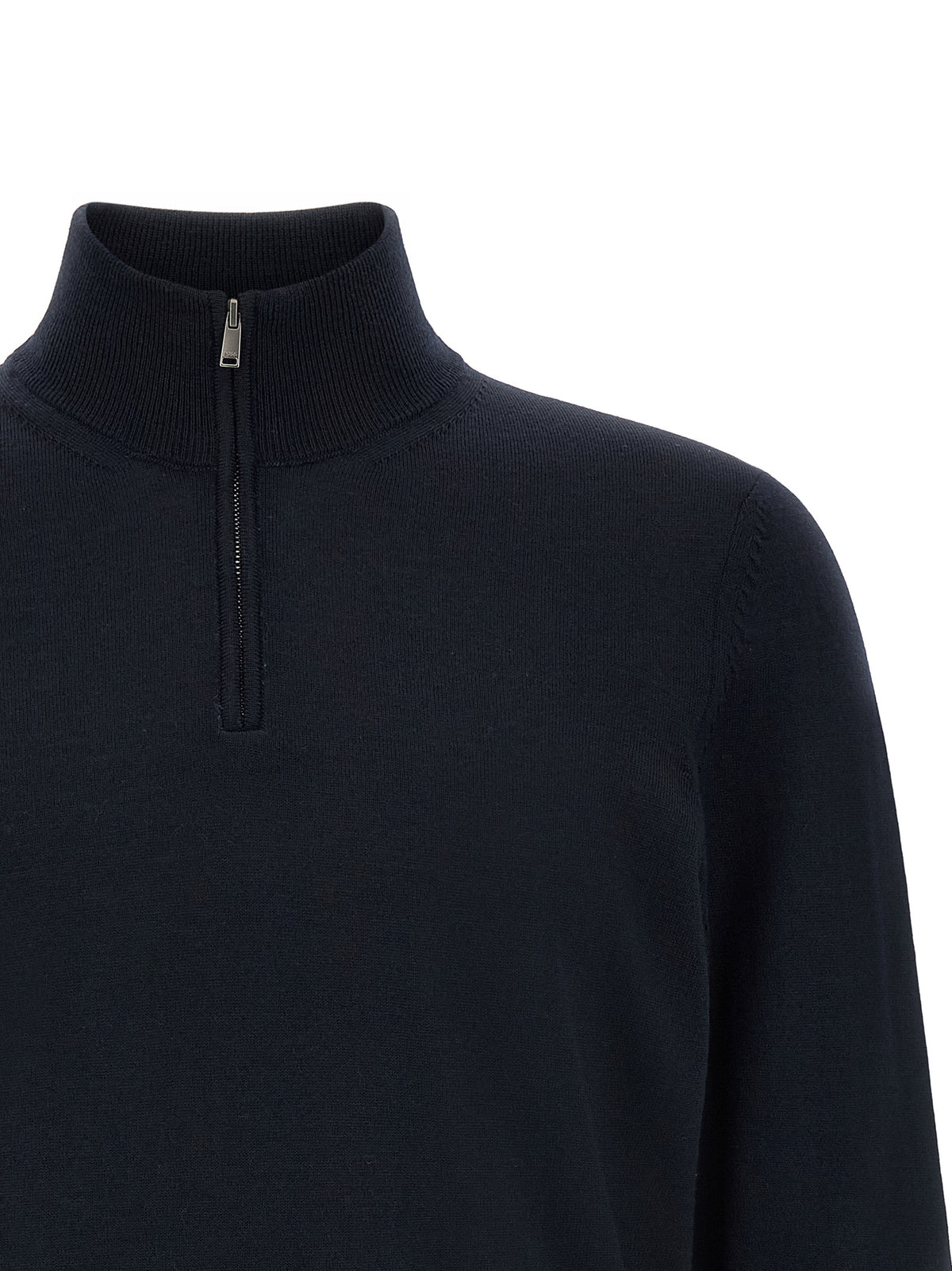 Cárdigan Hugo Boss en Laine Vierge Bleue Modèle H-Ebenji