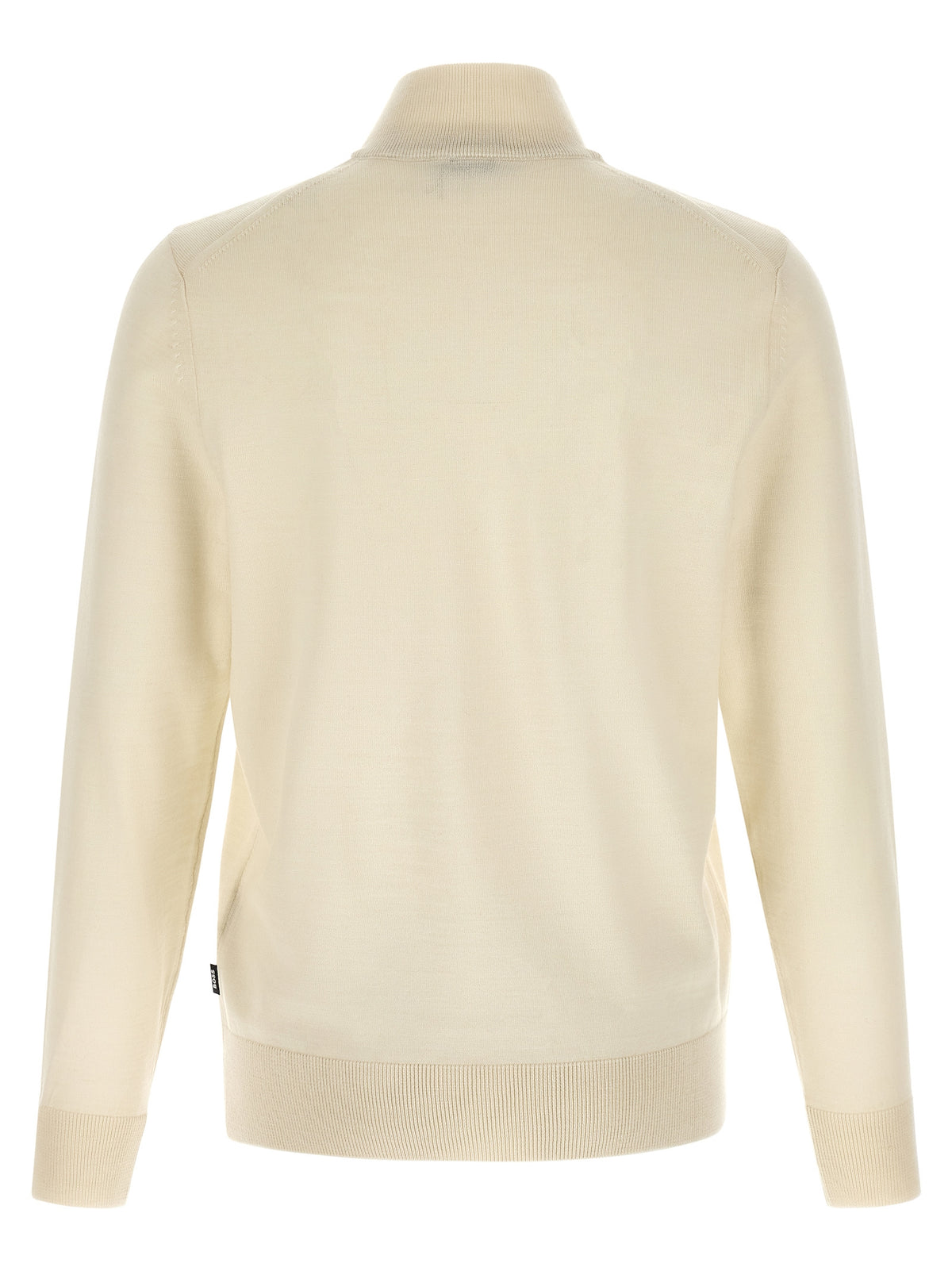 Cárdigan De Lana Virgen Hugo Boss En Beige