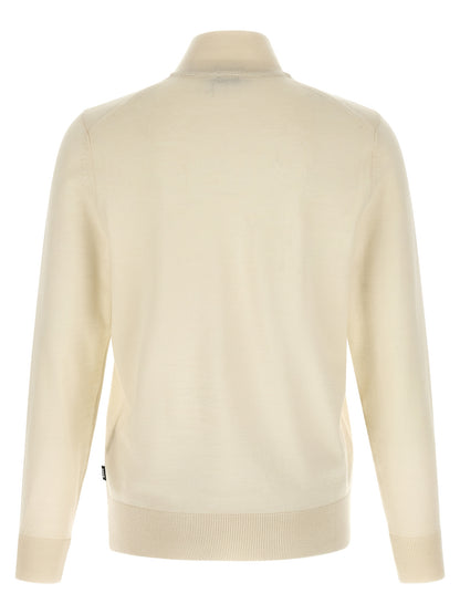 Cárdigan De Lana Virgen Hugo Boss En Beige