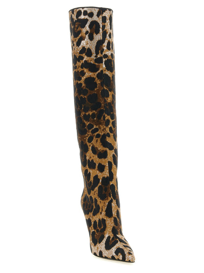 Dolce & Gabbana Botas Sobre La Rodilla - Poliéster Multicolor
