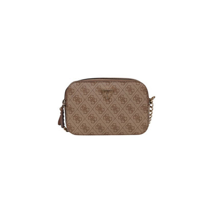 Guess Brown Polyethylene Handbag Model Noelle II