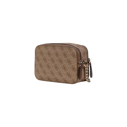 Guess Brown Polyethylene Handbag Model Noelle II