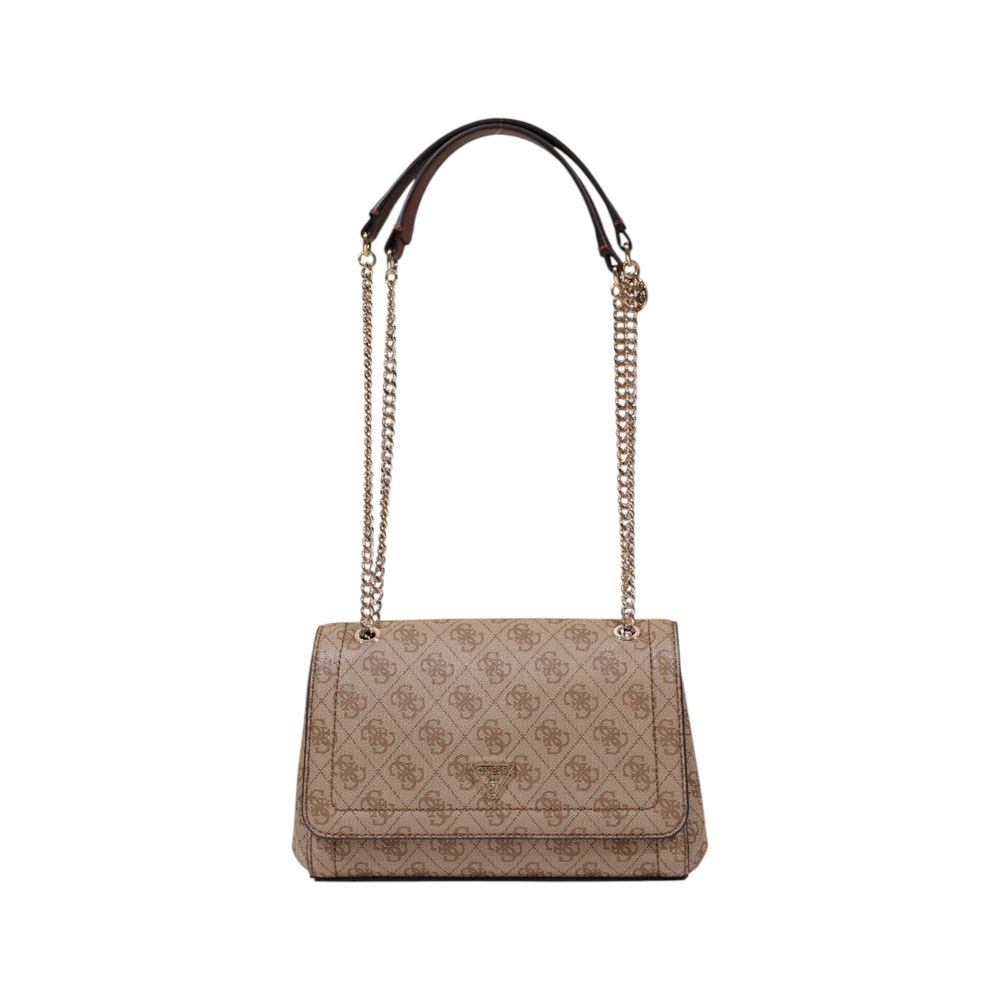 Sac à main marron en polyéthylène Guess - Modèle Noelle II et Collection Fw26