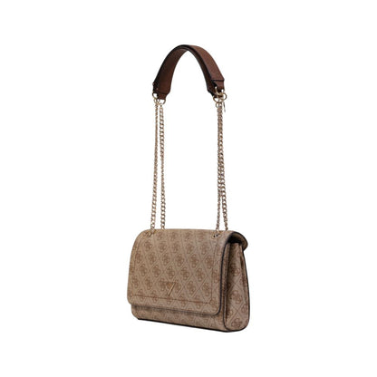 Sac à main marron en polyéthylène Guess - Modèle Noelle II et Collection Fw26