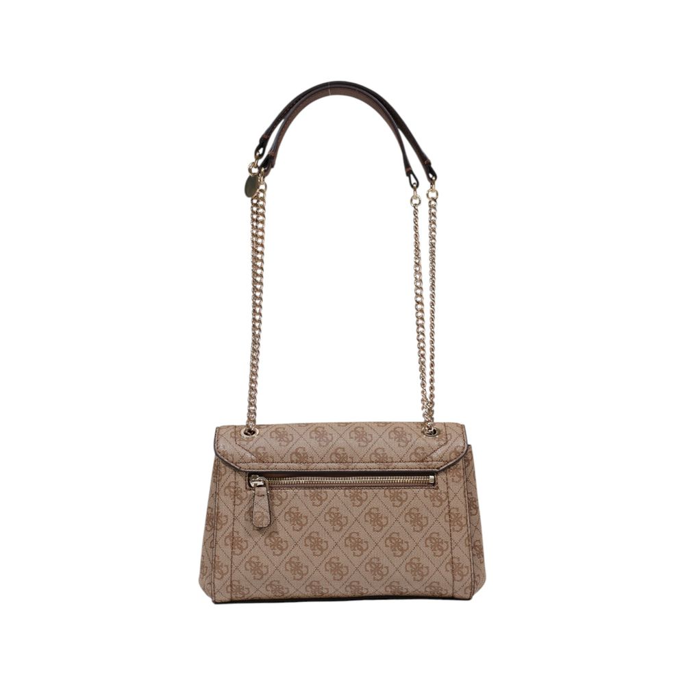 Sac à main marron en polyéthylène Guess - Modèle Noelle II et Collection Fw26