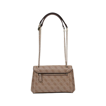 Sac à main marron en polyéthylène Guess - Modèle Noelle II et Collection Fw26