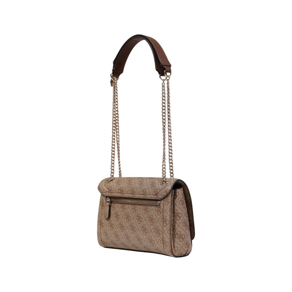 Sac à main marron en polyéthylène Guess - Modèle Noelle II et Collection Fw26
