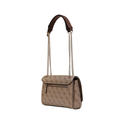 Sac à main marron en polyéthylène Guess - Modèle Noelle II et Collection Fw26