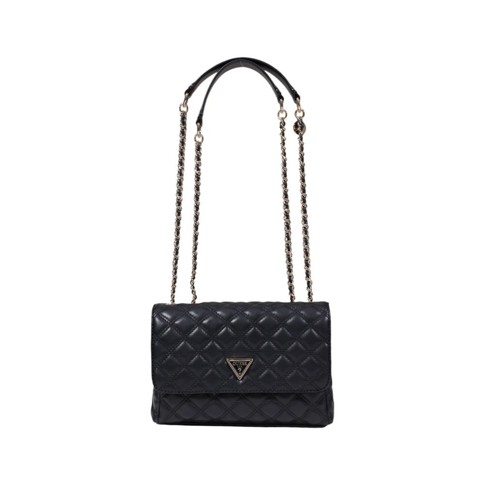 Black Polyethylene Guess Handbag Fw26 Collection