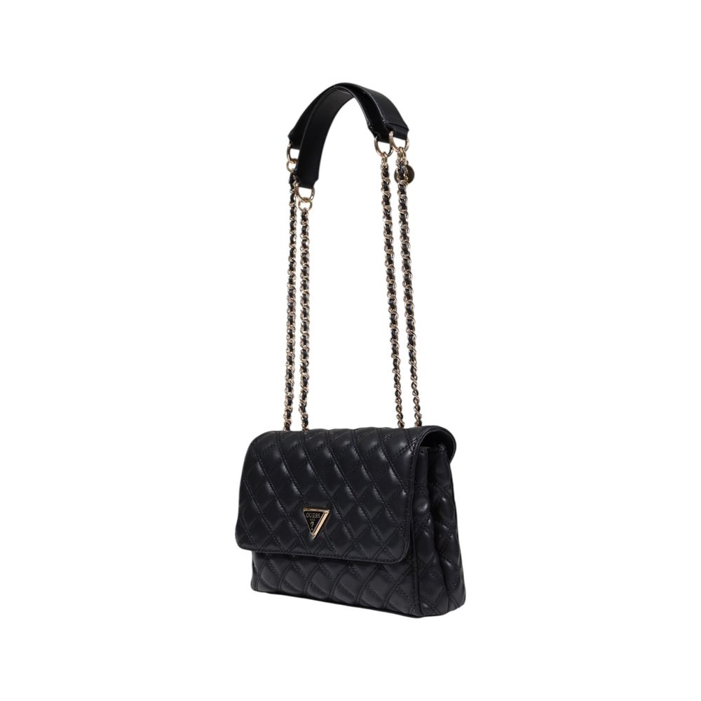 Black Polyethylene Guess Handbag Fw26 Collection