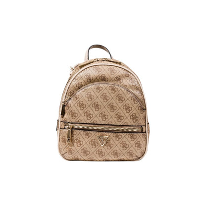 Sac à dos Guess en polyéthylène beige Collection Manhattan II
