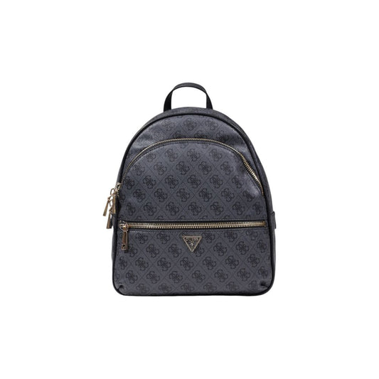 Mochila Guess De Polietileno Gris Modelo Manhattan Ii