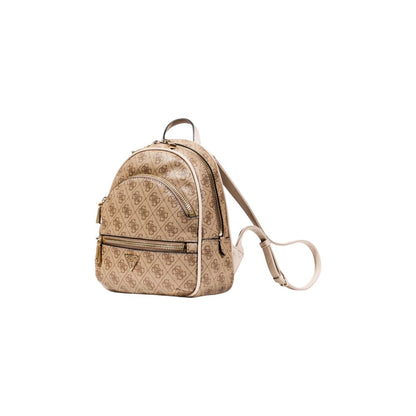 Sac à dos Guess en polyéthylène beige Collection Manhattan II