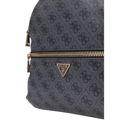 Mochila Guess De Polietileno Gris Modelo Manhattan Ii