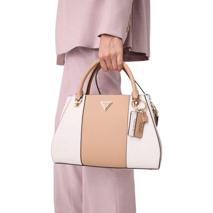 Guess Beige Polyethylene Bag Optimized Capacity
