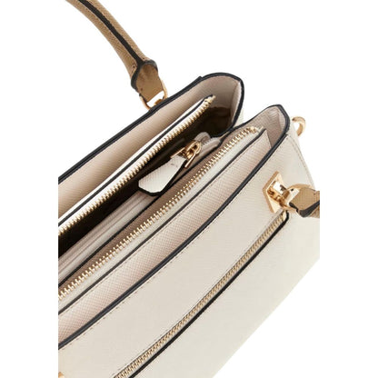 Guess Beige Polyethylene Bag Optimized Capacity