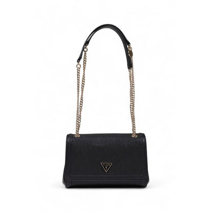 Guess Sac à main noir en polyéthylène modèle Noelle