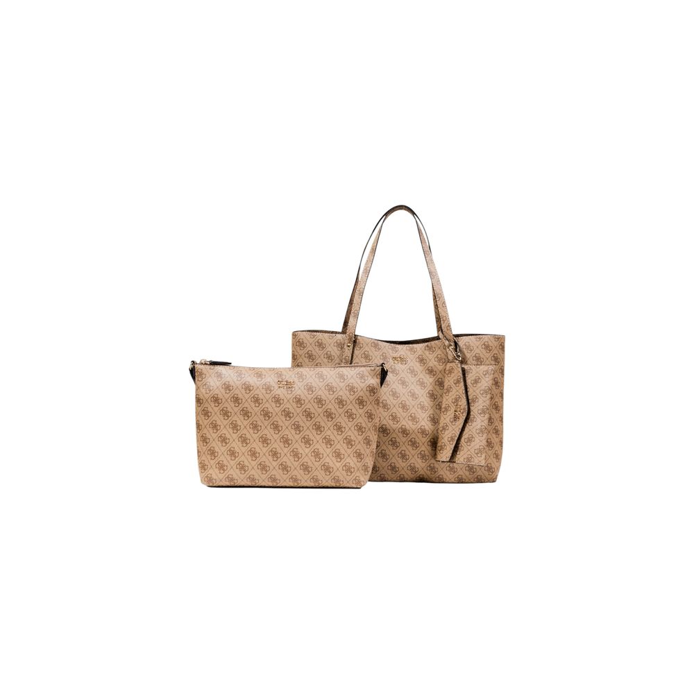 Guess Bolso De Mano Blanco En Polietileno - Gran Volumen