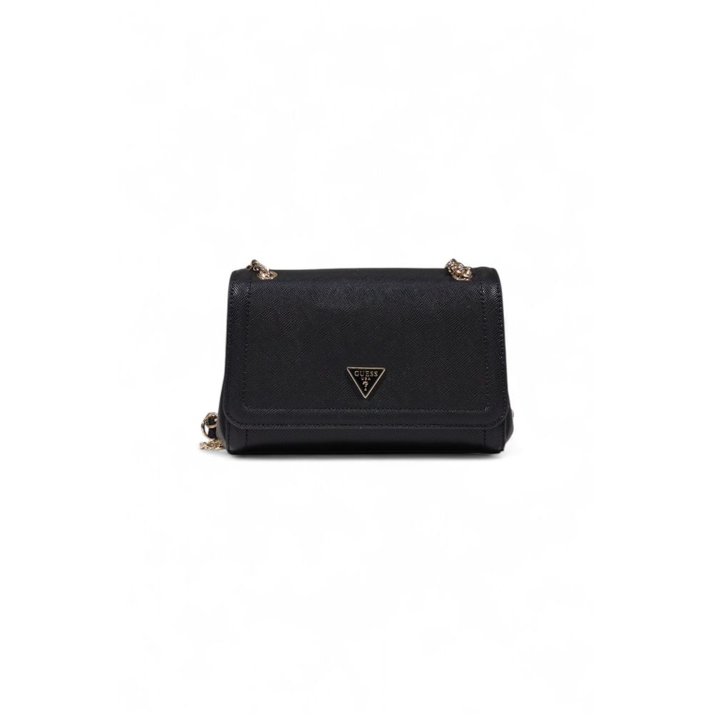Guess Sac à main noir en polyéthylène modèle Noelle