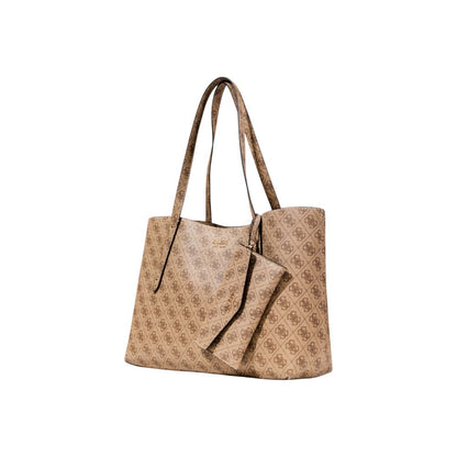 Guess Bolso De Mano Blanco En Polietileno - Gran Volumen